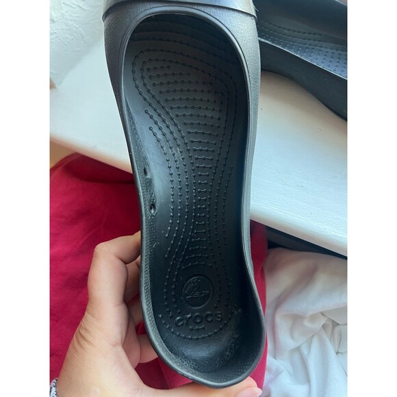 Crocs Women’s Gianna Ballet Slipper Flat Cap Toe Shoe Size 9 - Picture 9 of 12